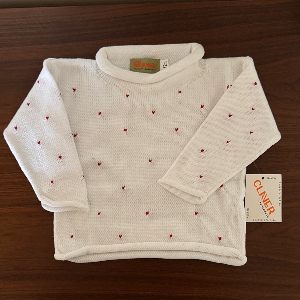 NWT Claver Sweater 12M